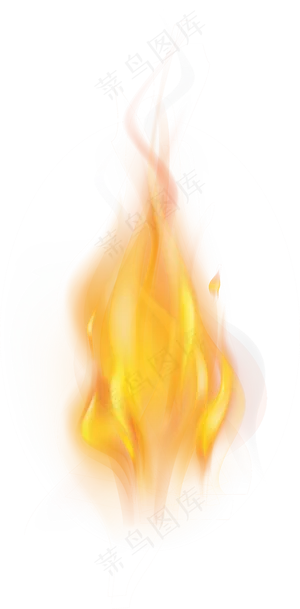 黄色火苗PNG免抠图