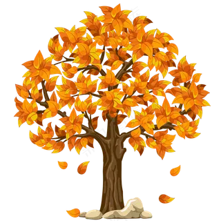 免扣秋天树木落叶