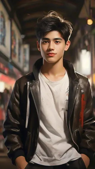 帅气阳光大男孩儿，欧亚混血3