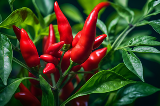 红辣椒种植蔬菜摄影图
