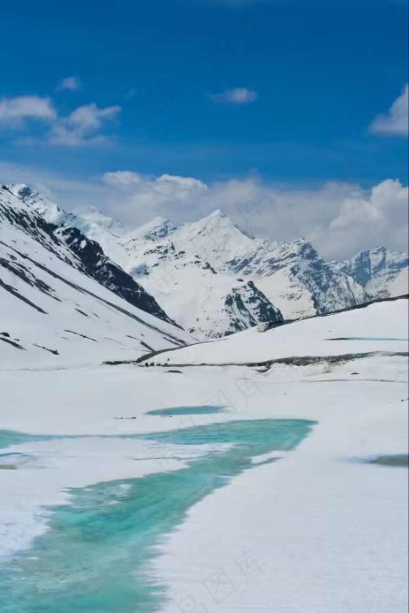 美丽的雪山