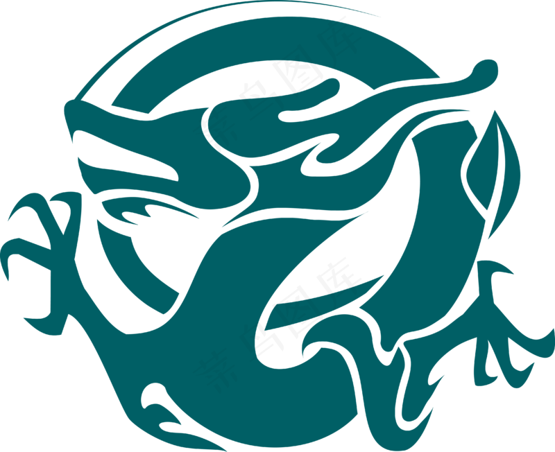 中国风金色龙元素古风水墨龙png免抠透明素材装饰图片PS素材