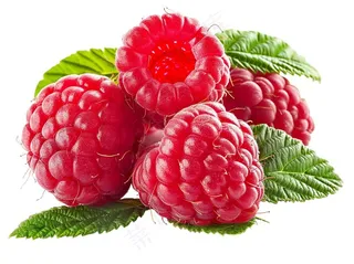 树莓水果摄影图免抠