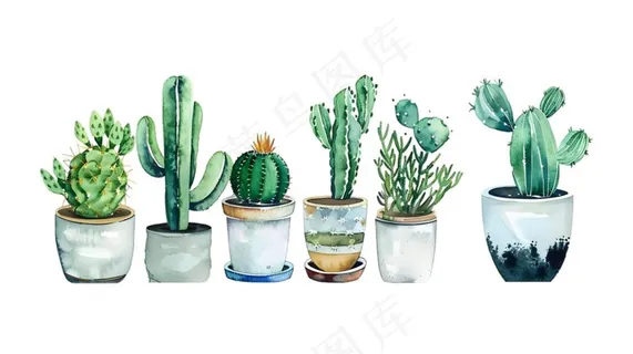 室内盆栽绿植装饰手绘插画免抠 室内盆栽绿植装饰手绘插画免抠