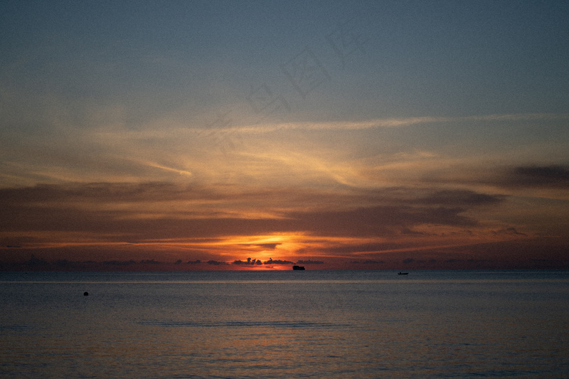 夕阳晚霞图片