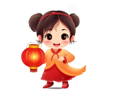 可爱福娃新年形象