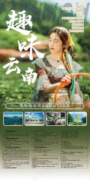 云南游 昆明 普洱 西双版纳