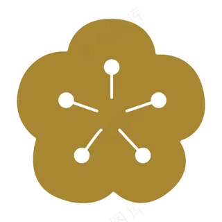 日系和风免扣复古图案元素 (160)