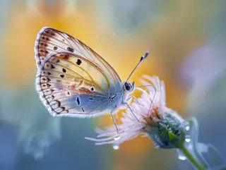 蝴蝶春天花丛蝶恋花摄影图