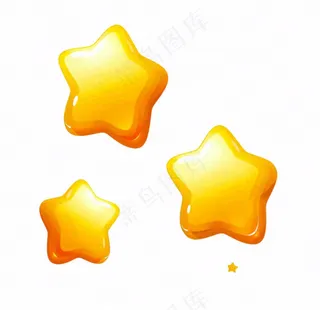 小星星天气卡通插画免抠