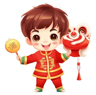 喜庆福娃可爱形象