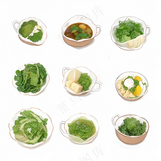 手绘练习小植物花草系列15