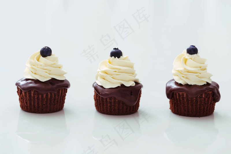 蓝莓小蛋糕甜品