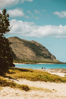 阳光海岸边的宁静时刻