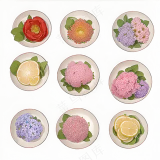 红色黄色粉色玫瑰花免抠素材164