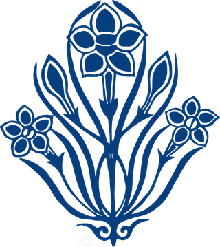 古代青花瓷图案花纹中国风图案祥云纹理传统图腾PNG免扣素材