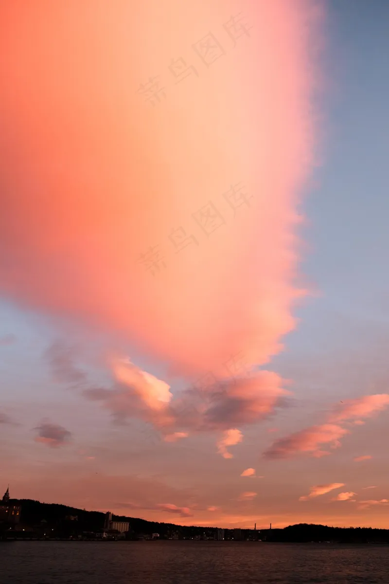 夕阳晚霞图片