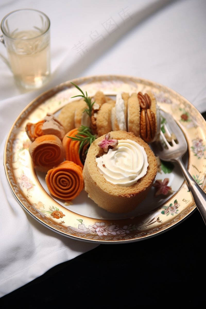 下午茶蛋糕甜点摄影图