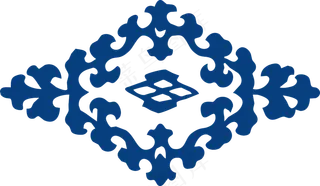 古代青花瓷图案花纹中国风图案祥云纹理传统图腾PNG免扣素材