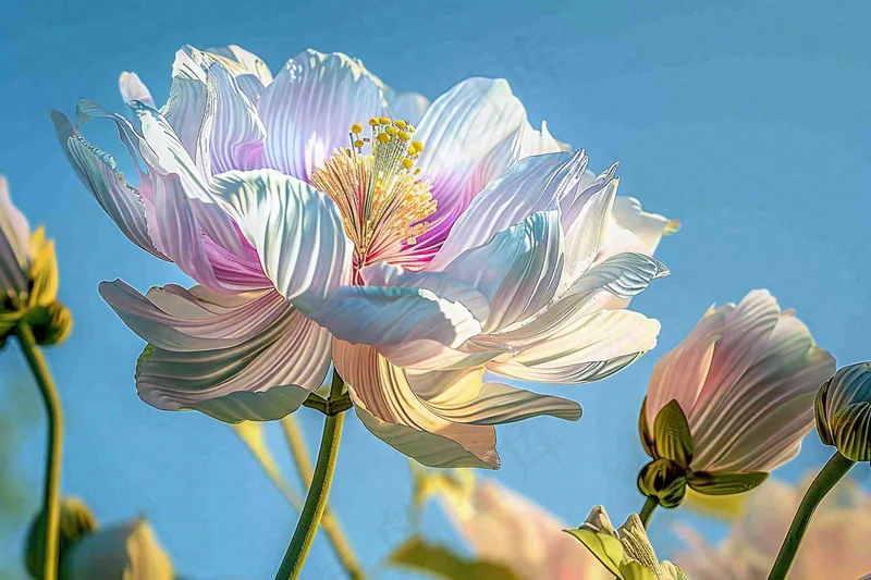 芙蓉花鲜花摄影图(4032x2688)