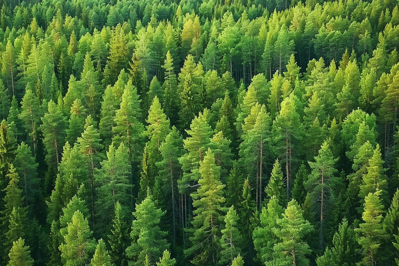 森林绿色茂密生长摄影图