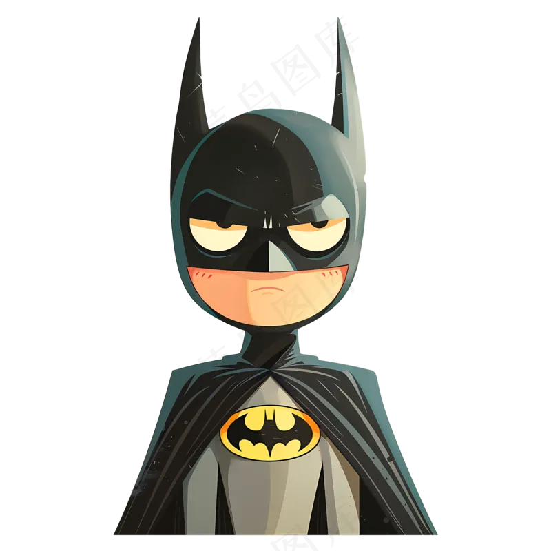 免抠卡通蝙蝠侠头像