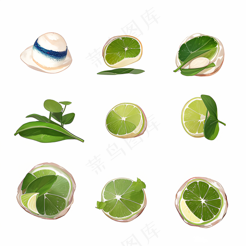 手绘练习小植物花草系列53