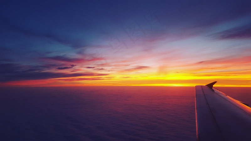 夕阳晚霞图片