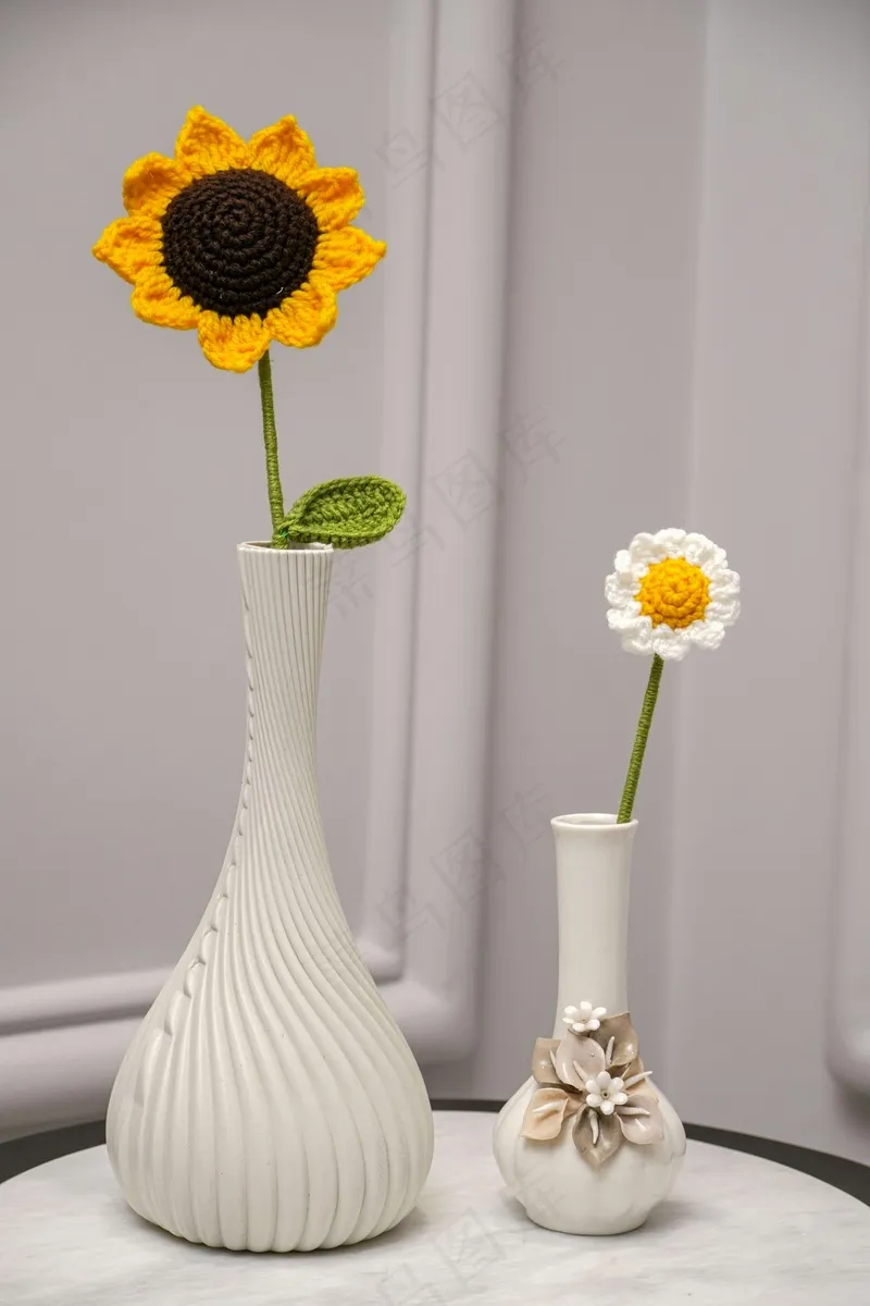 人造花向日葵装饰静物