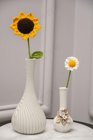 人造花向日葵装饰静物