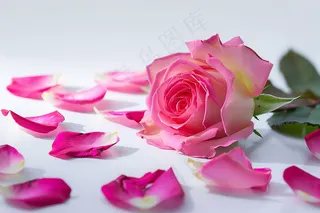 玫瑰花鲜花花朵摄影图