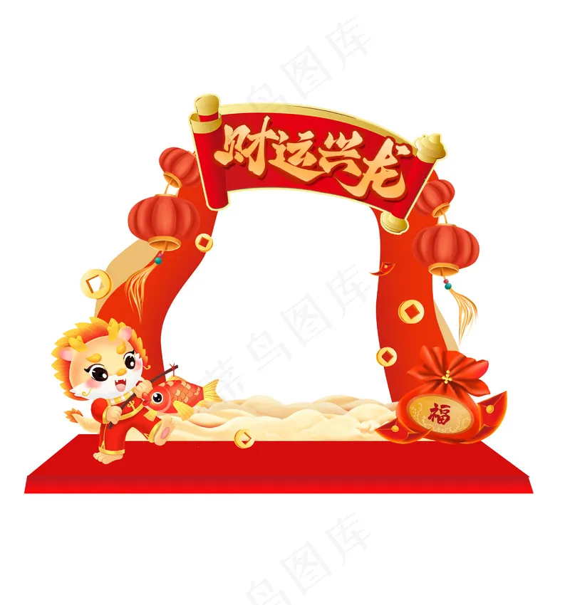 美陈 展板 KT板psd模版下载