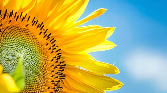 向日葵向阳鲜花摄影图