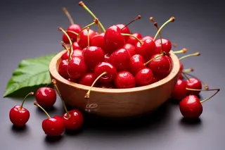 红樱桃车厘子水果新鲜摄影图