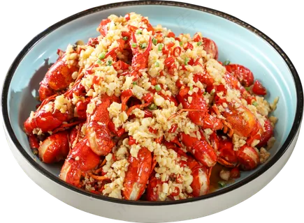 麻辣小龙虾美食图片