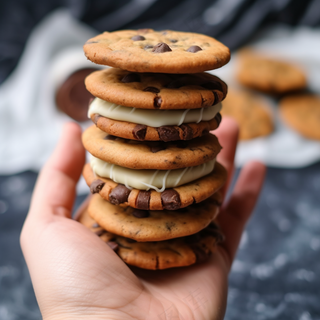 曲奇饼饼干酥脆下午茶美味零食美食摄影图