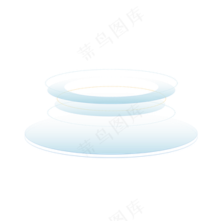 蓝色渐变架构图png