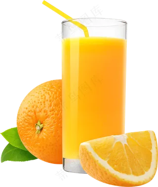 鲜美的橙汁