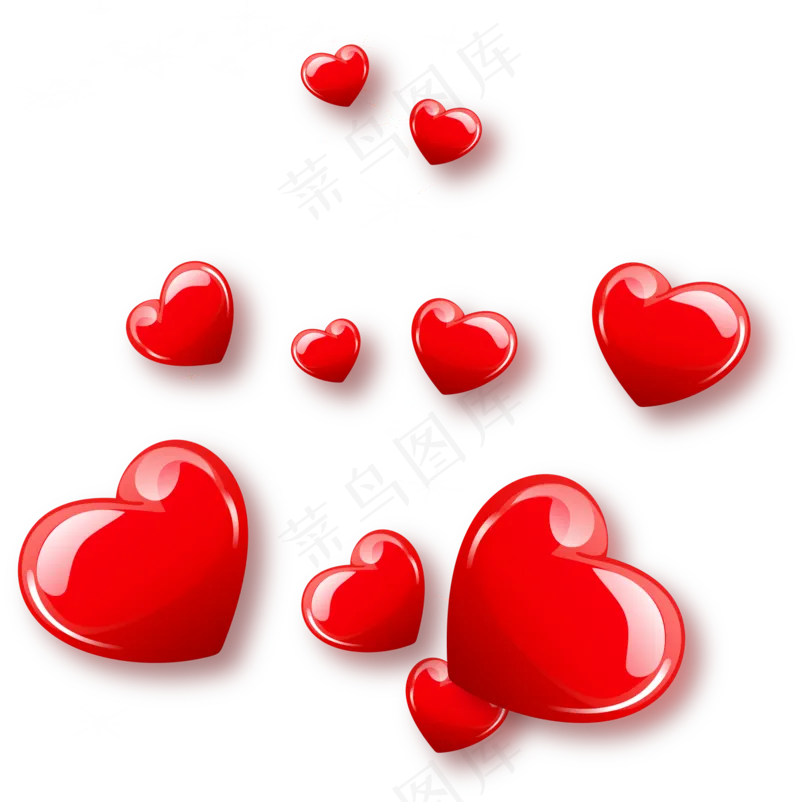 红色浪漫爱心