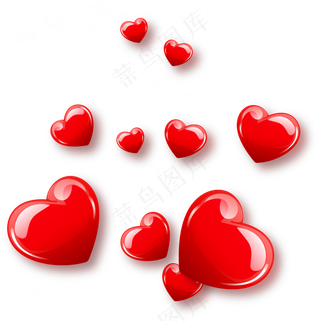 红色浪漫爱心
