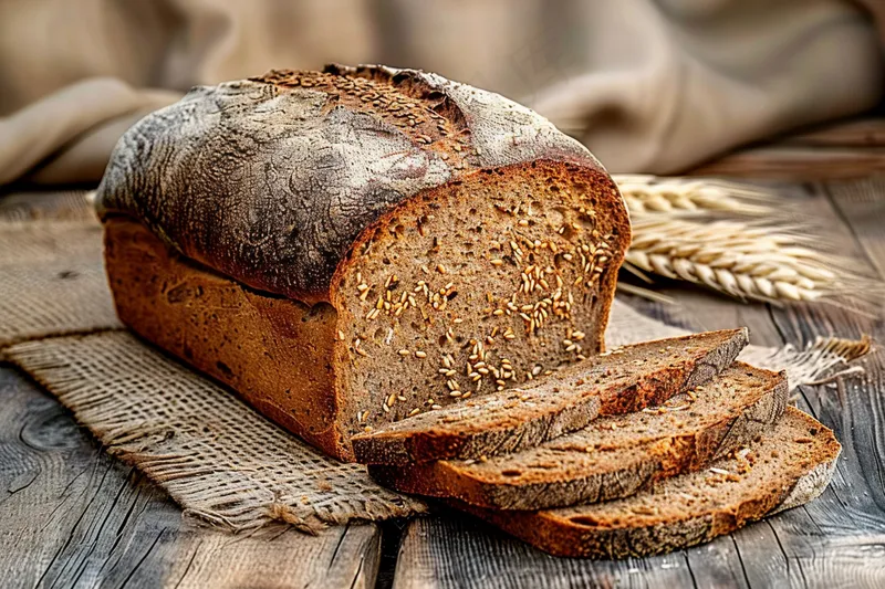 全麦面包吐司手工甜点美食摄影图(4032x2688)