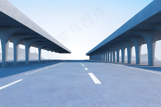 简洁干净明亮人造空间汽车广告背景图图片