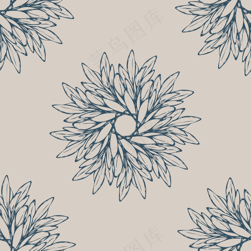 植物森系底纹