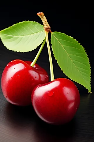 红樱桃车厘子水果新鲜摄影图