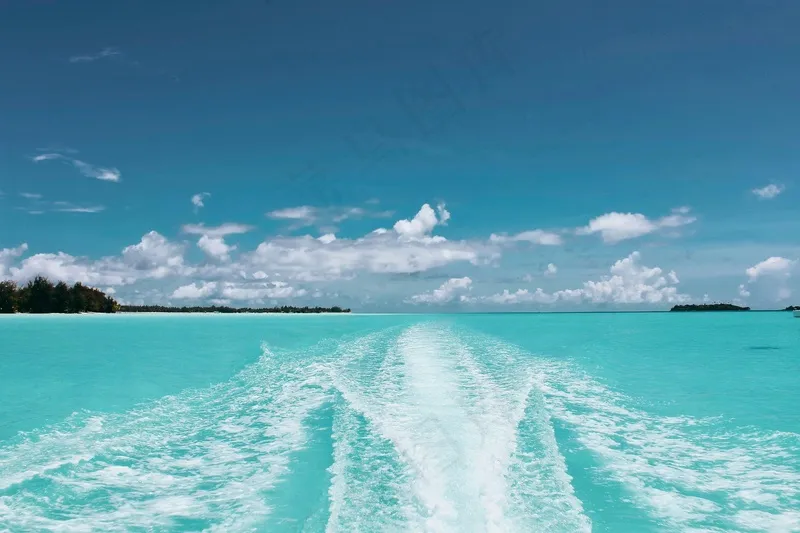 碧海的蓝天