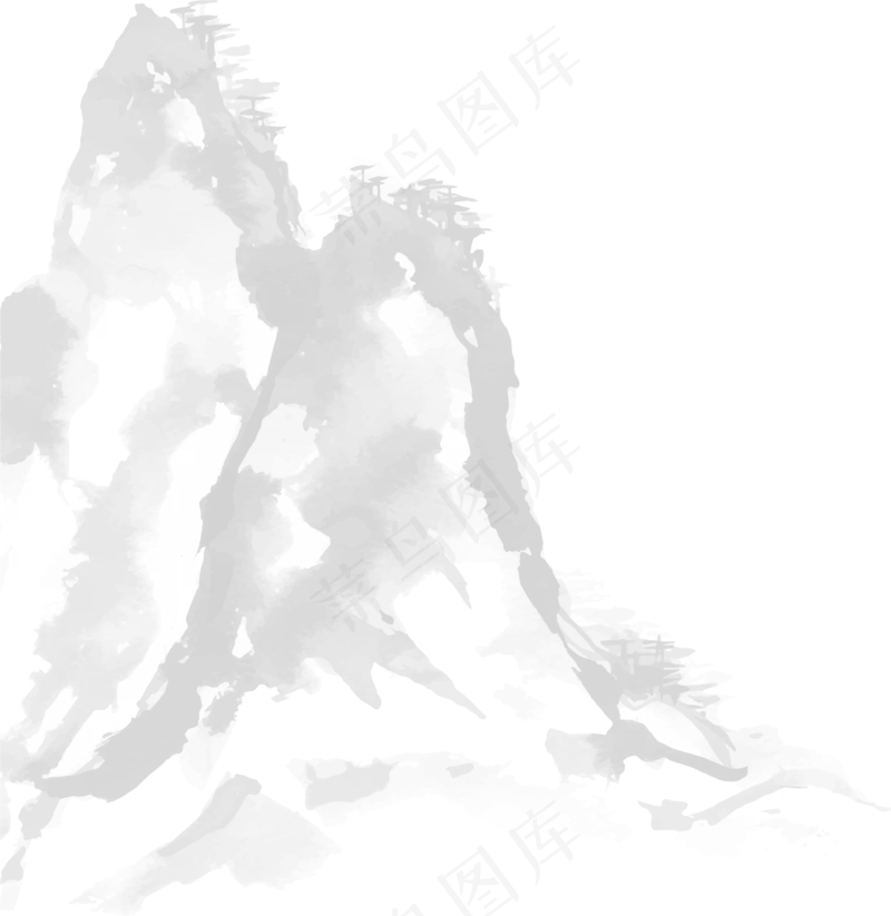 新中式水墨山水画19