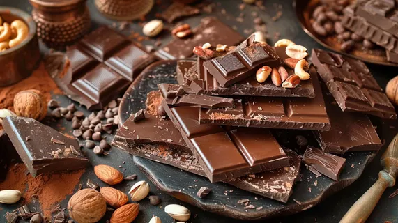 巧克力坚果摄影图 巧克力坚果摄影图