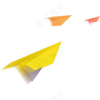 卡通手绘箭头纸飞机PNG免抠元素图片海报背景儿童装饰漂浮