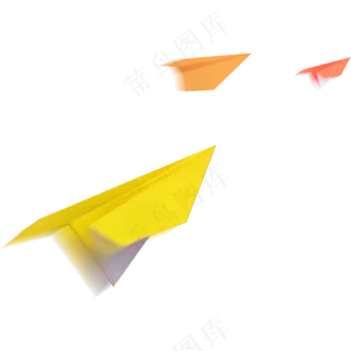 卡通手绘箭头纸飞机PNG免抠元素图片海报背景儿童装饰漂浮