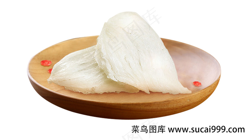燕窝盘子素材简约风白色木色红色海报主图详情页素材